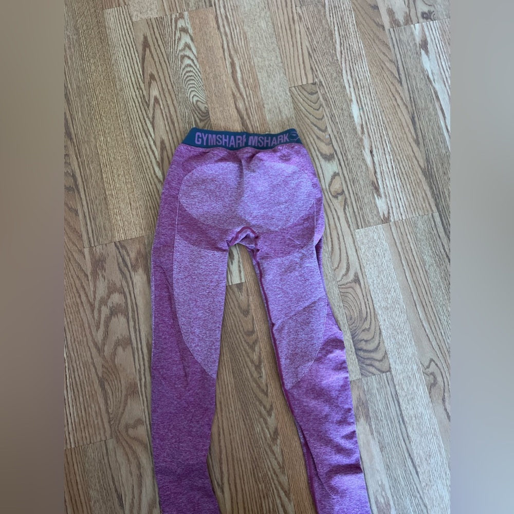 Pink gymshark workout pants